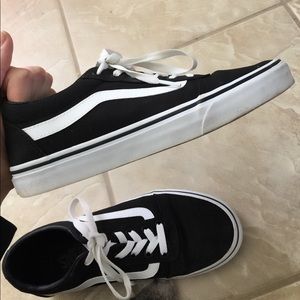 black old skool vans